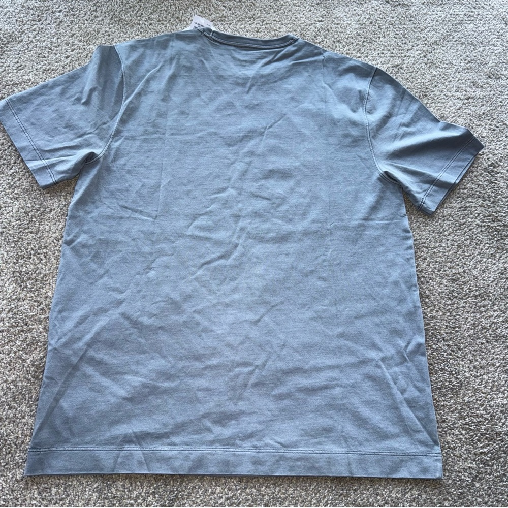 NWT! Abercrombie & Fitch - Classic Polished Tee - Blue Wash, Medium - Picture 3 of 5